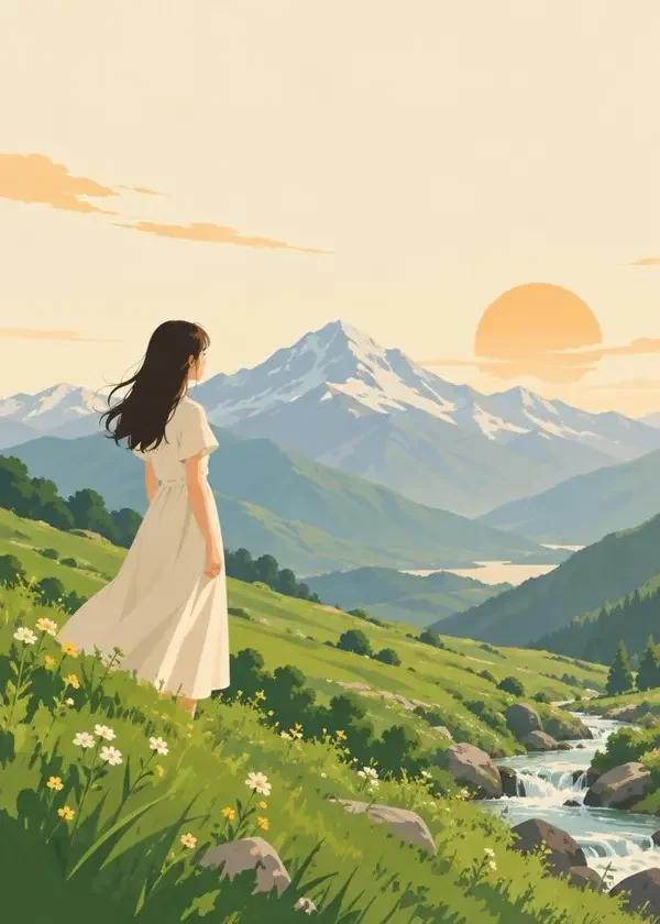 她栖春山封面